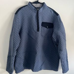 Duluth Trading Co. Powderhorn men’s 1/4 zip pullover quilted sweatshirt size 2XL